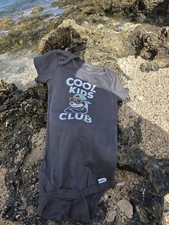 Bitcoin 18 Month Old Onsie &quot;Cool Kids Club&quot;
