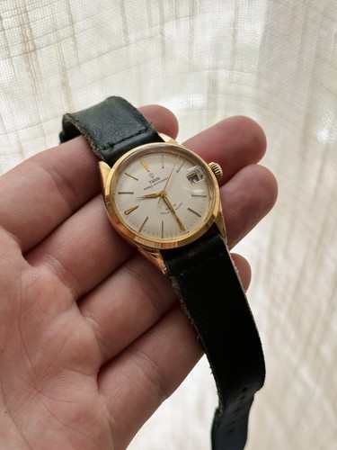 Tudor Prince Oysterdate 7970 Gold Plated 32mm Watch Vintage 1960s Serviced - Picture 2 of 7