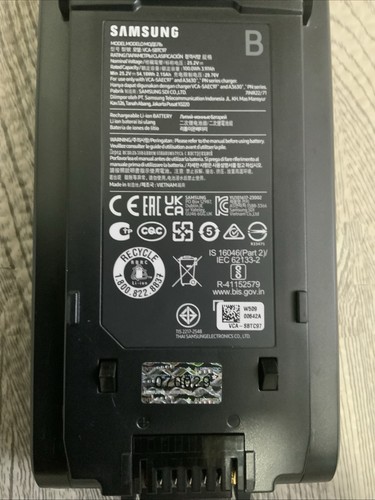 BATTERY FOR SAMSUNG Bespoke Jet AI 280W Vacuum Cleaner GENUINE VCA-SBTC97 - Picture 4 of 5