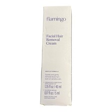 Flamingo Women's Facial Hair Removal Cream with Calming Serum, 1.35 fl oz