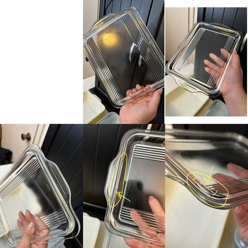 Vintage 7 Pc Pyrex Refrigerator Casserole Dish Set Primary Colors 501 502 503 - Picture 9 of 19