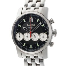 EBERHARD CHRONO 4 CHRONOGRAPH 31041 BLACK/SILVER DIAL 40MM AUTOMATIC MEN'S WATCH