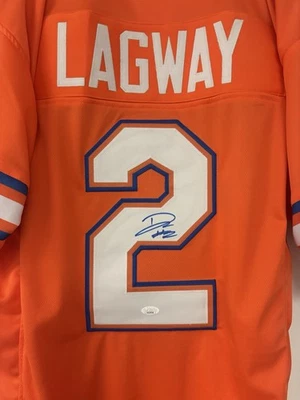 DJ Lagway - Signed Florida Gators Custom Orange Jersey - Blue Autograph JSA - Image 1 of 4
