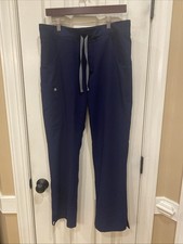 Figs Scrub Pants Medical Unisex M Kade Cargo Scrubs Navy Blue Style T21004 EUC