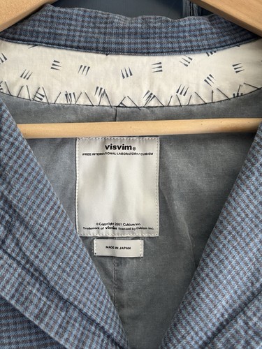 VISVIM Mies Coat Indigo Natural Dye - 4 - F.I.L Exclusive - 0114105013011 - Picture 5 of 9