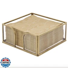 Boston International Paper Napkin Holder Caddy Dispenser for Kitchen Dining B