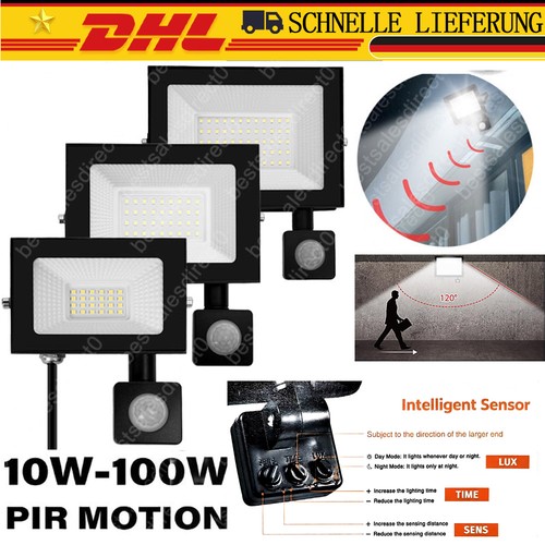 LED Fluter Außen Strahler Scheinwerfer Flutlicht Lampe 10W 20W 30W 50W 100W 200W - Bild 4 von 32