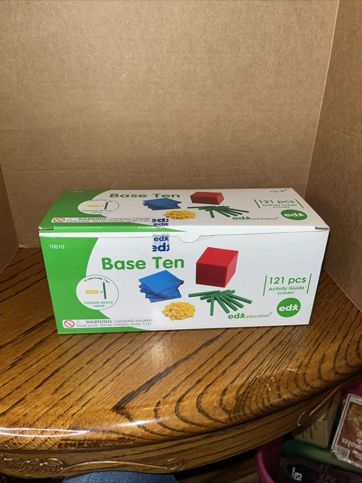 121 Piece EDX Educational Base Ten Blocks # 10510 - Image 2 of 4