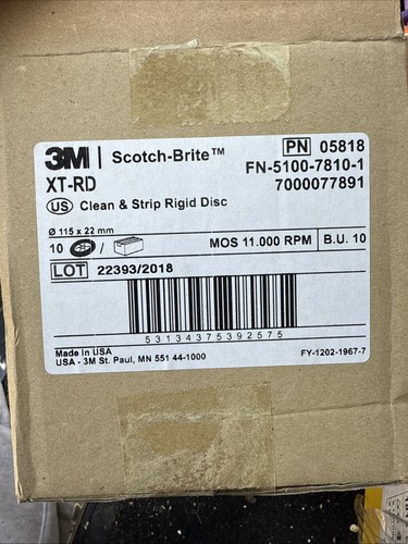 3M Scotch-Brite XT RD Clean & Strip Disc 115 mm x 22 mm lila 05818 - MwSt. - Bild 4 von 4