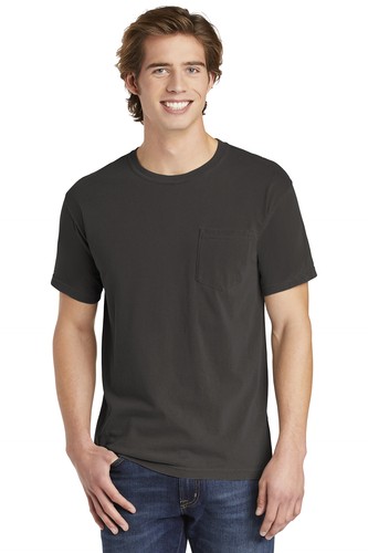 COMFORT COLORS 6030 Pocket Tee Heavyweight USA Cotton Garment Dyed T-Shirt - Picture 30 of 39