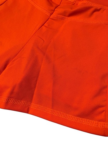 Hooters Orange Uniform Shorts Stretch Sexy Size Small Ripple Junction EUC - Picture 6 of 6