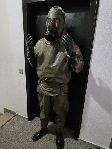 Protective suit rubber suit zodiac hazmatsuit, chemical suit, rubbersuit zodiac BW - Picture 1 of 8