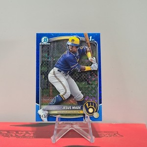 2025 Bowman - Chrome Prospects Jesus Made #BCP-50 Blue Mojo Refractor /150 (RC)