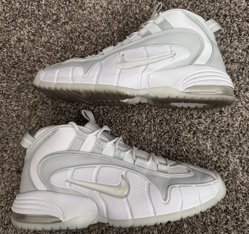 Nike Air Max Penny 1 Mens Size 10 Summit White Pure Platinum DV7220 100 - Picture 3 of 8