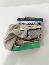 SwaddleMe Pod in Soft  Cozy Velboa Swaddle Wrap - Clouds  Stars - Newborn 0-2