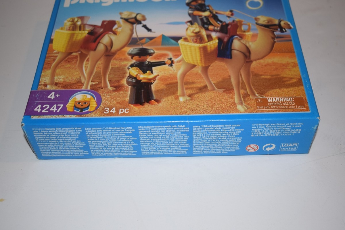 【新品】Playmobil 4247 エジプトシリーズ ローマ人とエジプト人 PLAYMOBIL 4247 Egyptian Tomb Raiders with Camels NEW- SEALED