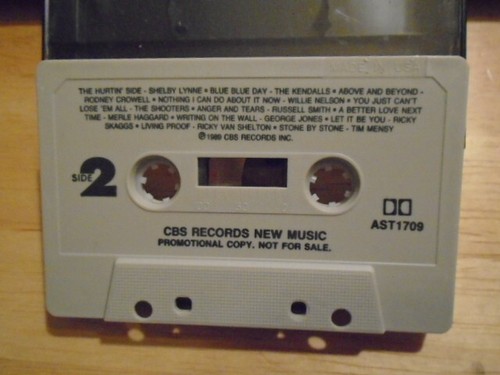 RARE PROMO cbs 89 CASSETTE TAPE country WILLIE NELSON Merle Haggard GEORGE JONES - Picture 2 of 2