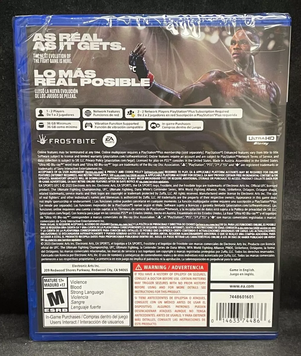 EA Sports UFC 5 (PS5 / Playstation 5) BRAND NEW