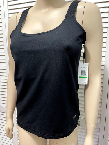 NWT $40 Calvin Klein Performance Tank Top LARGE Black Quick Dry - Picture 6 of 6
