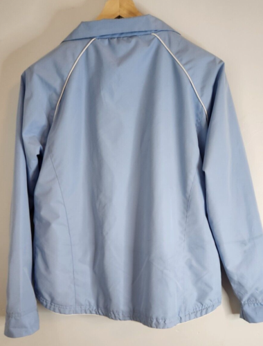 LA Gear Jacket Womens Size 40 Sports Windbreaker - Light Blue - Hicking Coat - Picture 10 of 16