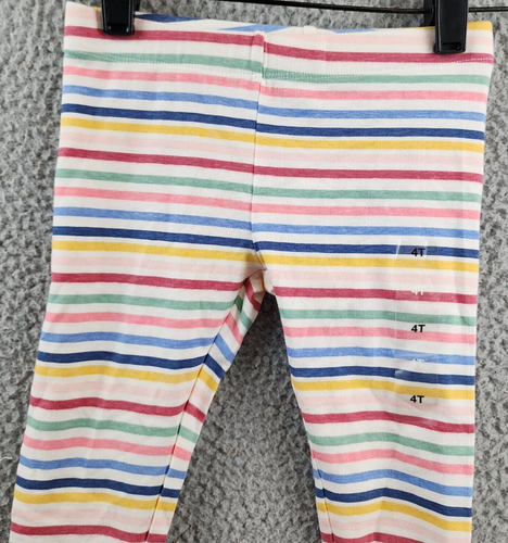 Epic Threads Stripe Leggings Girls 4T Multicolor Elastic Waistband Pull-On Style - Picture 3 of 9