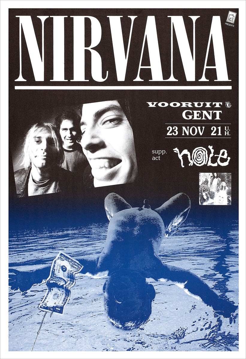NIRVANA シルクスクリーンポスター 1991年 NIRVANA シルクスクリーンポスター 1991年 NIRVANA シルク
