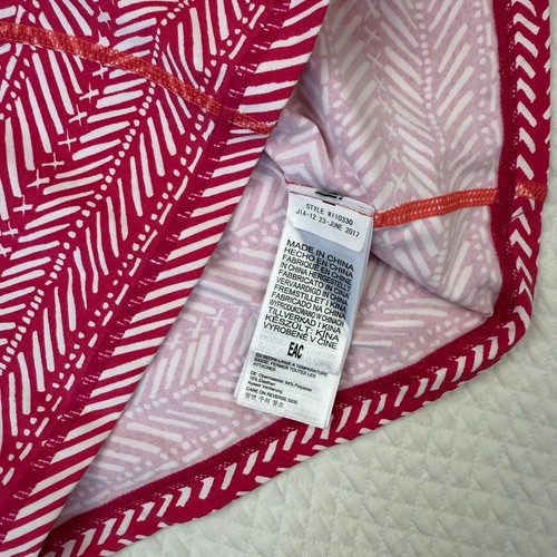 Marmot Lana Shirt Girls Size Large ( 10 - 12 ) Red Geometric Print Quick Dry - Picture 4 of 7