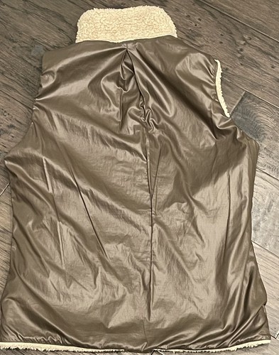 PATAGONIA VINTAGE LOS GATOS REVERSIBLE SHERPA FLEECE VEST NO SIZE ~S/M - Picture 4 of 4