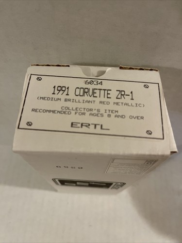 Ertl AMT 6034 1991 CORVETTE ZR-1 MEDIUM RED COUPE 1/25 Dealer Promo - Bild 6 von 6