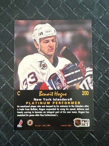 1991-92 Pro Set Platinum Series 2 Hockey Trading Cards Complete Your Set U Pick - Picture 104 of 304