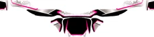 FLORAL PINK REAR BUMPER STICKER - TO MATCH OUR FULL KITS- KARTING - JakeDesigns
