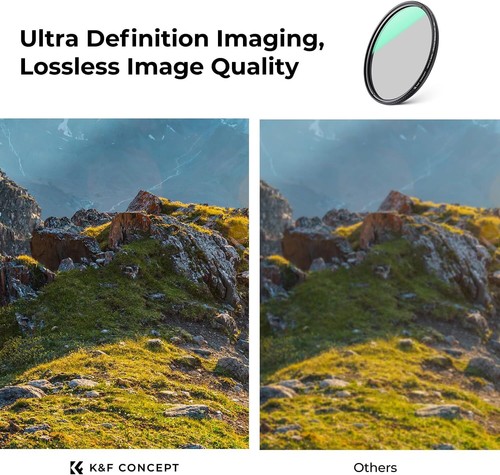 K&F Concept Ultra-Low Reflectivity Circular Polarizers CPL Filter Slim 37-95mm - Picture 94 of 120