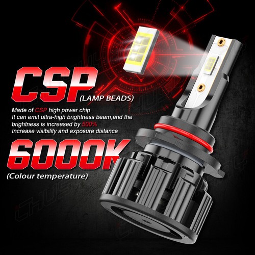 Para 2010 2011 2012 2013 MAZDA 3 - 4X 6000K LED Faros Bombillas Kit de haz alto bajo - Imagen 3 de 12