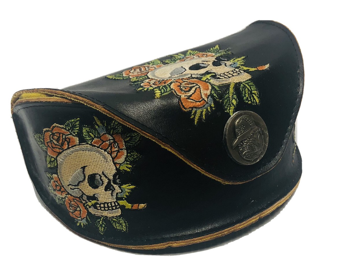 Ed Hardy Vintage Tattoo Eyewear Leather Sunglasses Case Ed Hardy Eyeglass Cases & Storage for sale | eBay main image 4