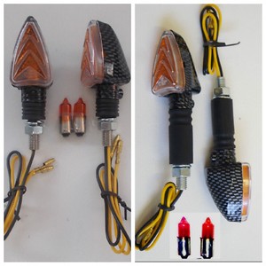 77206002 1 COPPIA FRECCE ARROW NERE CORTE OMOLOGATE per MOTO ENDURO