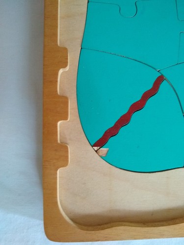3-Layer Wooden Puzzle: Foot, Sock, Shoe. Large pieces. 12"x8.5" Colorful - Picture 4 of 10
