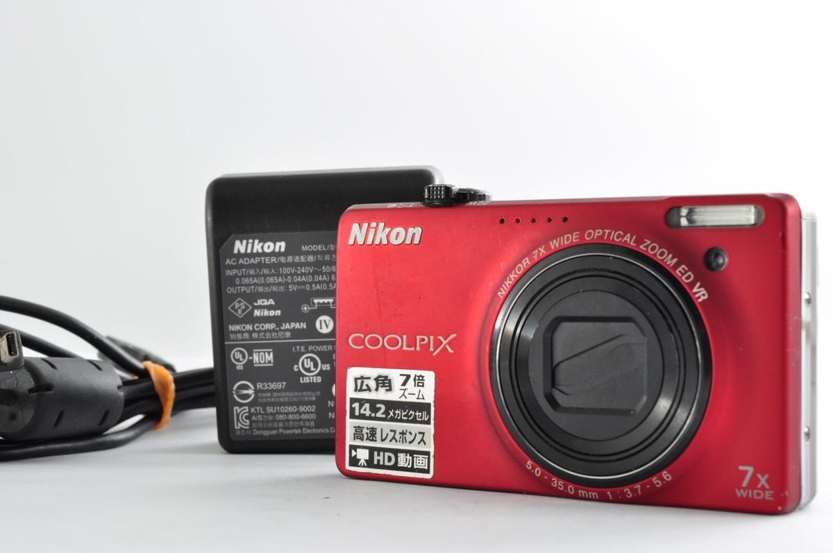 美品＊Nikon COOLPIX S6000 レッド Amazon | Nikon デジタルカメラ COOLPIX (クールピクス) S6000