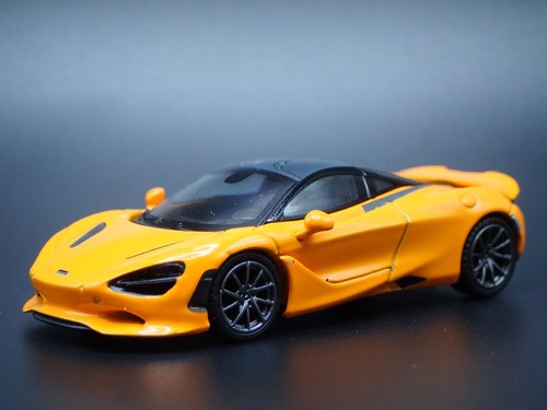 2023-2025 MCLAREN 750S Súper Coche Naranja 1:64 Escala Diorama Modelo Fundido - Imagen 9 de 9