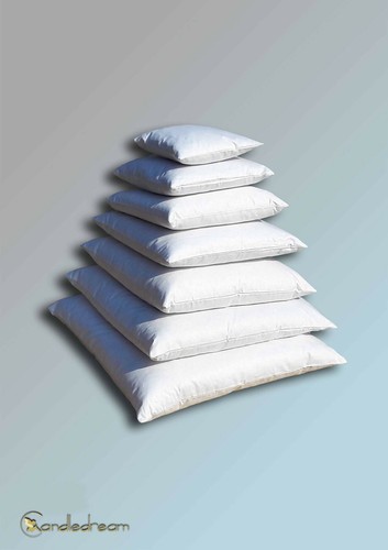 45 X 45 CM down Pillow Insert Inner Pillow Cushion Down White 450g - Imagen 7 de 8