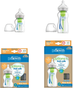 anti colic glass bottles
