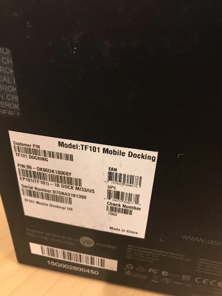 New Eee Pad Transformer Mobile Docking TF-101 Netbook Size PC Keyboard - Image 3 of 3