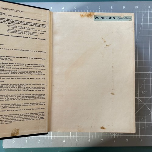 Funk & Wagnalls New Desk Standard Dictionary Em-pha-type 1954 Hardcover - Picture 5 of 8