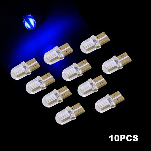 10x T10 168 W5W COB 8LED CANBUS Silica Blue Parking Side Driving Light Bulb P3 - Picture 4 of 10