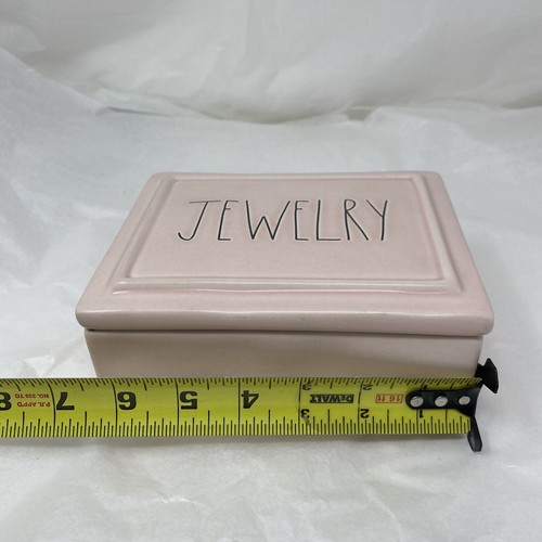 Rae Dunn Jewelry Box Ceramic Pink - Picture 4 of 12