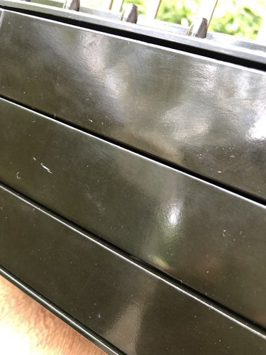 Vintage Original-Zubehör-Hersteller Bernina 530 Schallplatte Nähmaschine Zubehör Organizer Teil. Grün - Bild 3 von 12