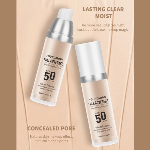 Liquid Concealer Makeup Brightening Moisturizing Concealer Liquid Great Coverage - Picture 5 of 15