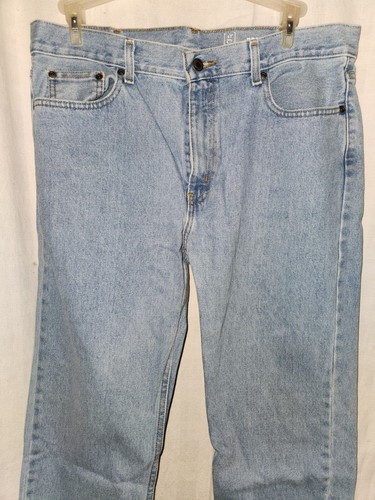 George Brand Regular Mens Jeans Size 36X30 Light Wash Straight Leg - Picture 2 of 9