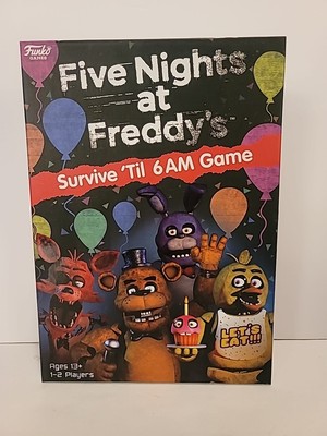 Five Nights at Freddy's - Survive Til 6AM Game Box Unsealed But Never Used