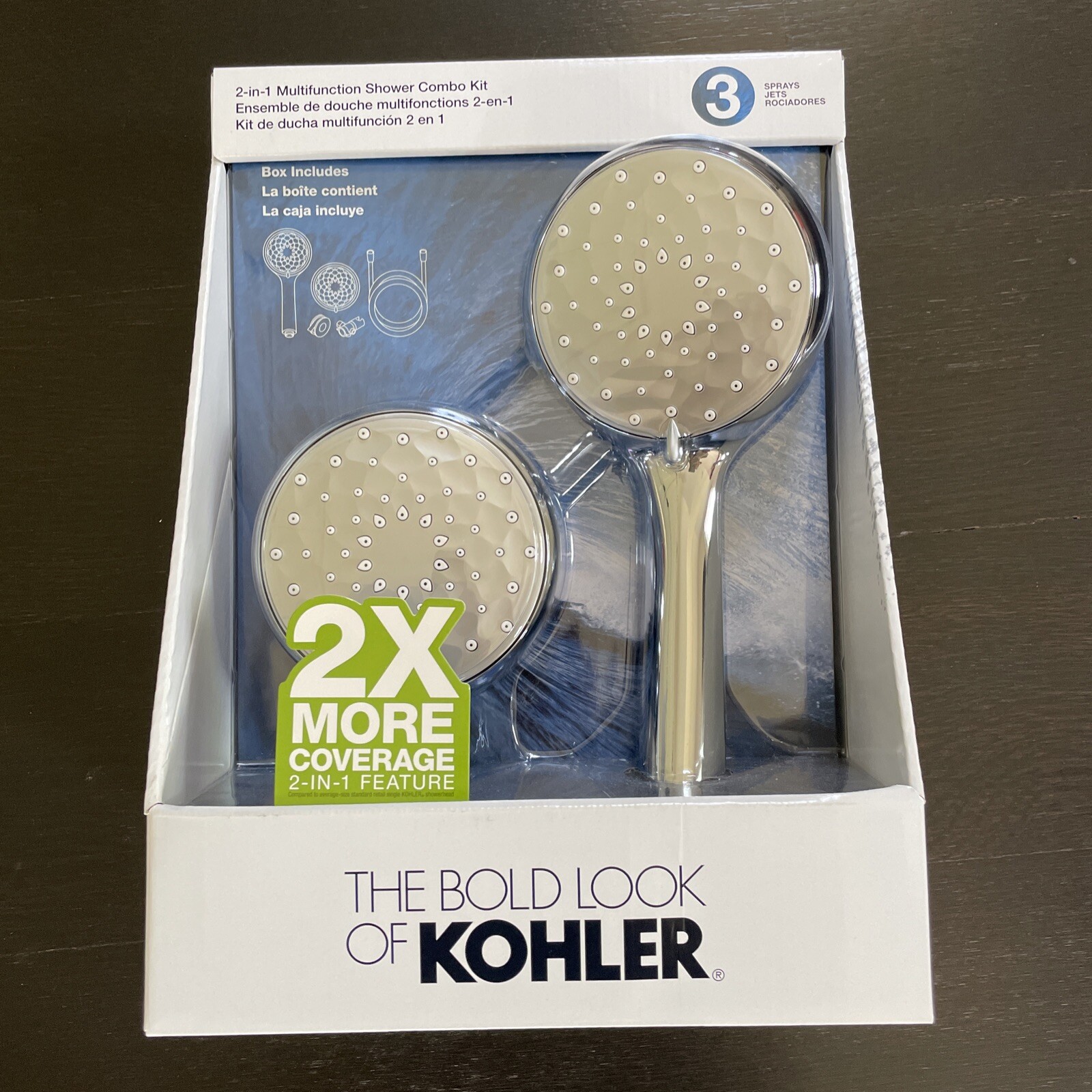 Kohler 2In1 AWAKEN Showering Combo Kit, R28159, Polished Chrome eBay