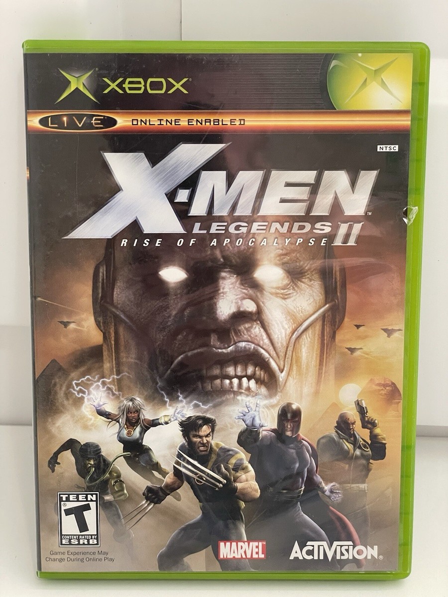 X Men Legends 2 II Rise of Apocalypse Original Xbox With Manual TESTED eBay